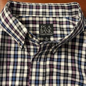 Men's Jos. A. Bank plaid long sleeve shirt